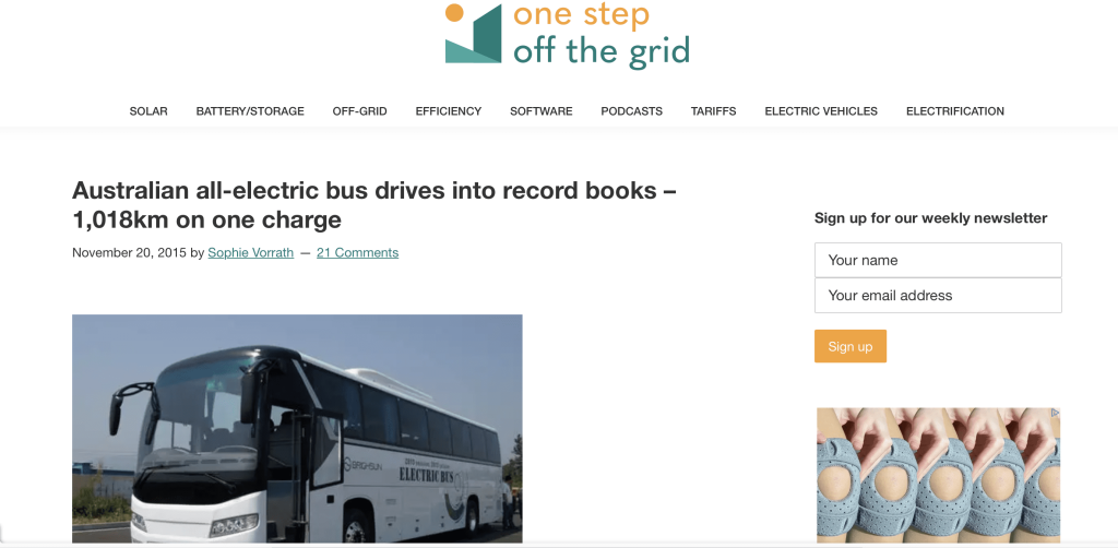 Little Train Australian specialist EV public relations agency